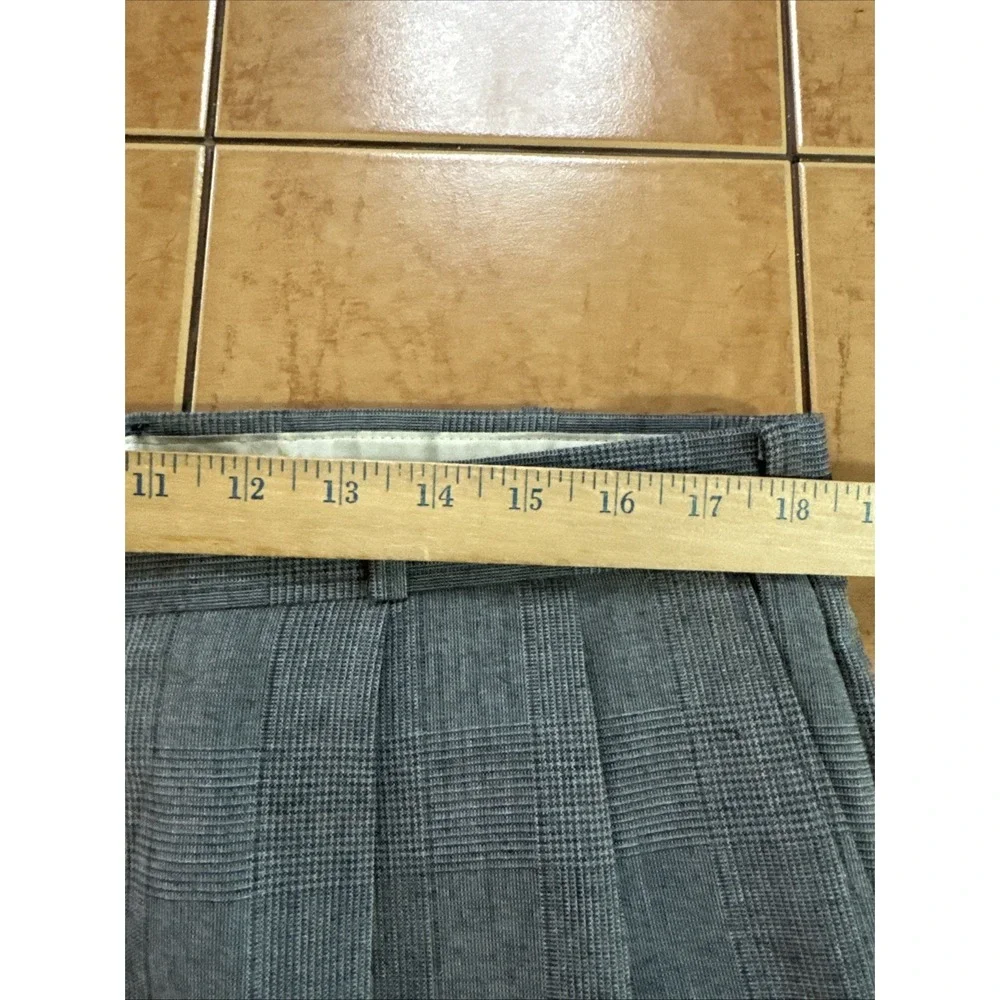 Vintage Lacrosse 2 Piece Suit Mens Sz 42L Pants 36 x 30 Gray Glen Plaid USA Made